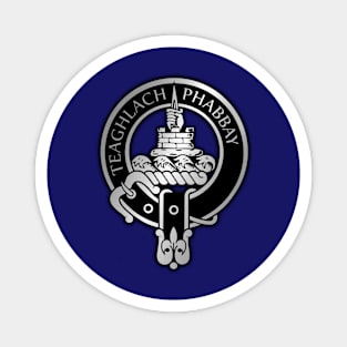 Clan Morrison Crest & Tartan Magnet